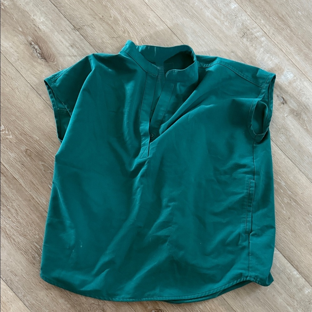 Figs Green Women's Top